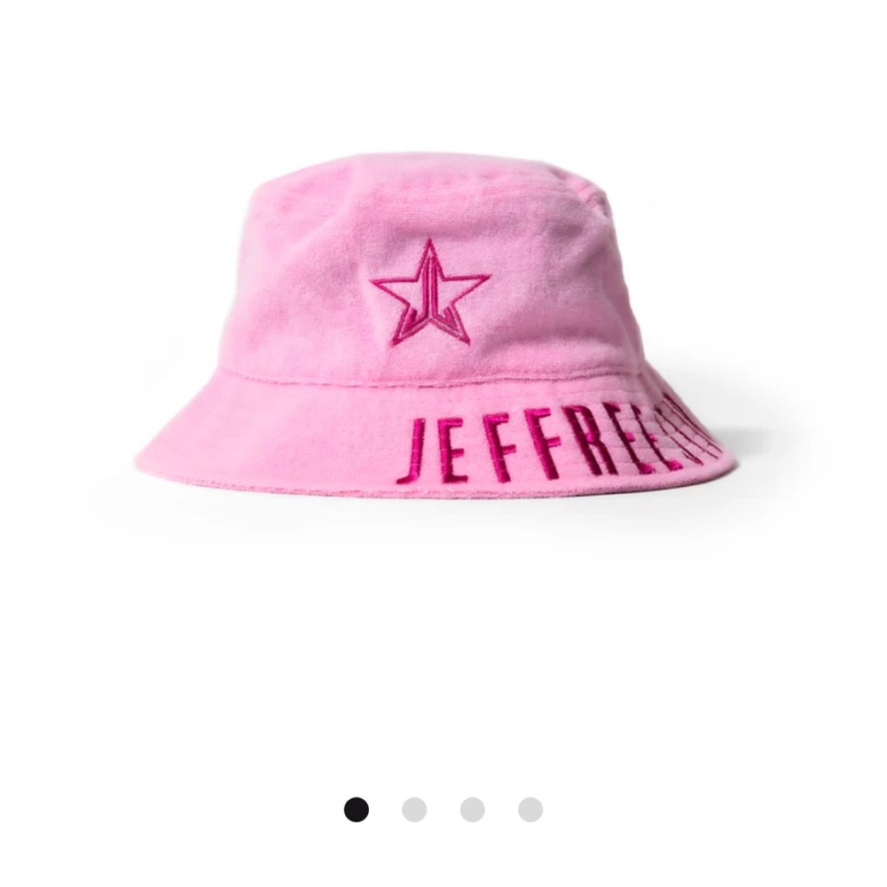 Jeffree Star Pink Bucket Hat with Star Logo